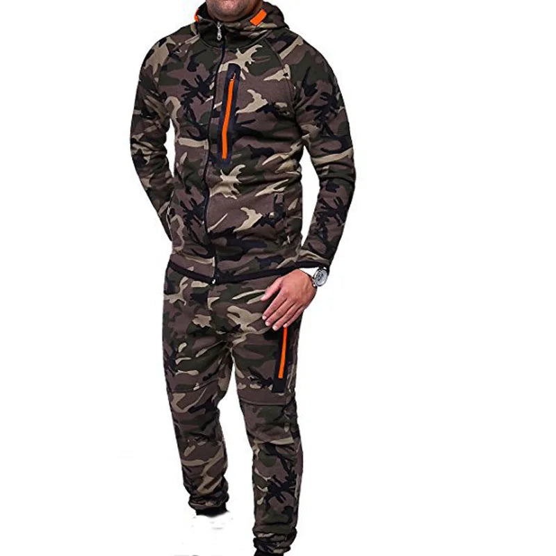 NEW Suits Hoodies and Pants Sets CAMO For Men Fashion - Swefashionstore