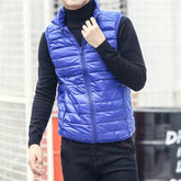 Autumn Winter Men Duck Down Vest 2025 Ultralight Sleeveless Puffer Vest - Swefashionstore