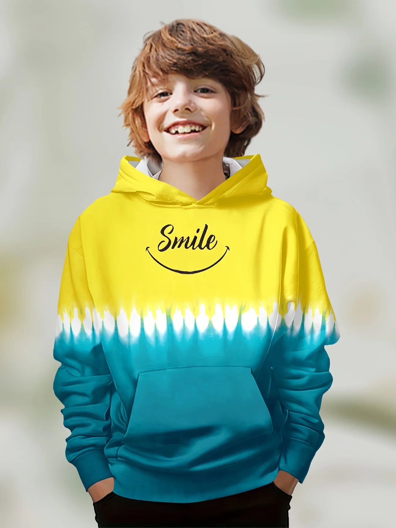 Kids Clothes Boys And Girls Hoodies Long-Sleeve 3D Letter Print