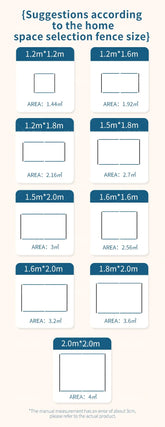 NEW Large Indoor Baby-Playground with PROTECTIVE Angle Activities FENCE for Baby - Swefashionstore