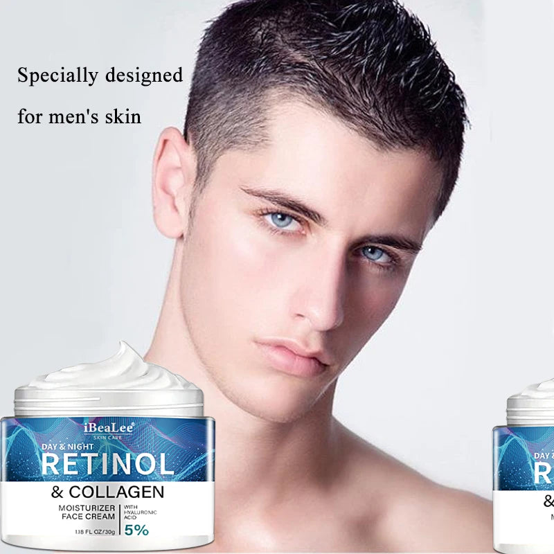 Retinol Cream For Men Remove Face & Neck Firming Moisturizing Skin Retinol Face Cream Hydrating Facial Treatment - Swefashionstore