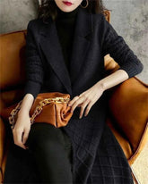 Cashmere Sweater Cardigan for Ladies - Cozy Wool Windbreaker Style - Swefashionstore