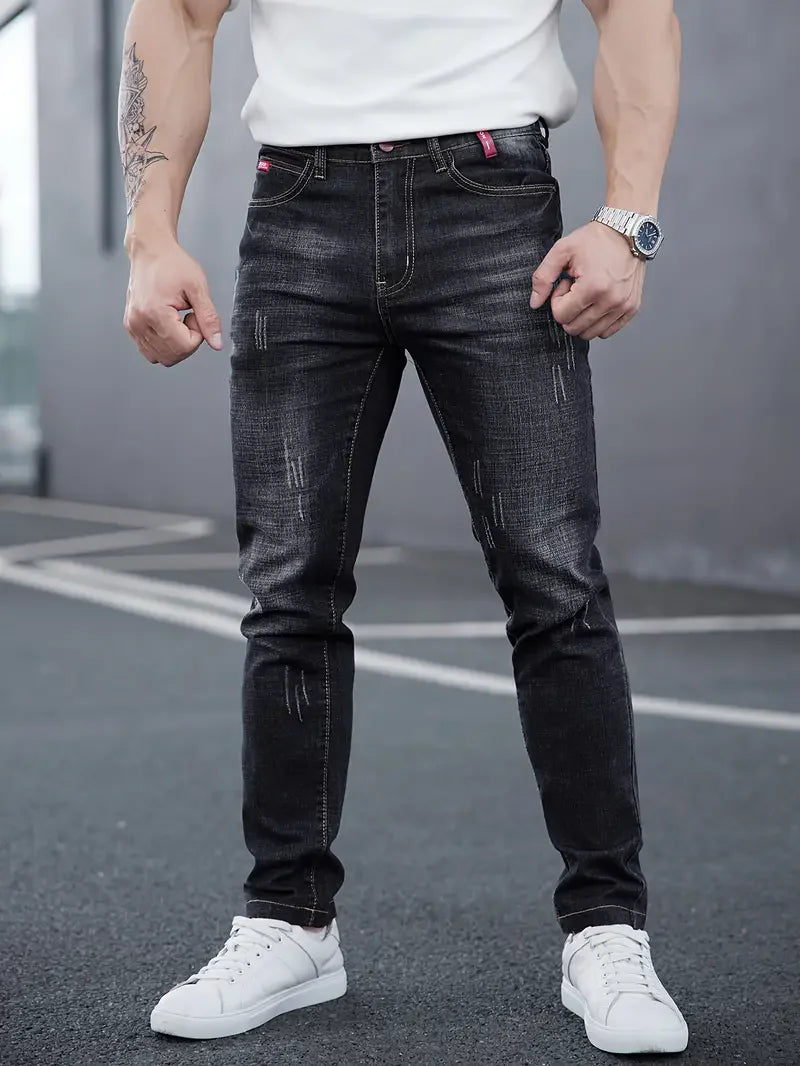CHOLYL Herren Slim Casual Street CLASSIC Skinny Jeans