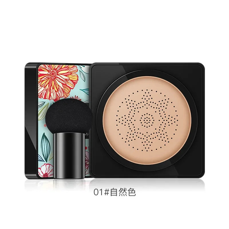 BB Air Cushion Base Foundation with Mushroom Head CC Cream Moisturizing Hydrating Concealer Makeup Brighten Skin Tone Cosmetics - Swefashionstore