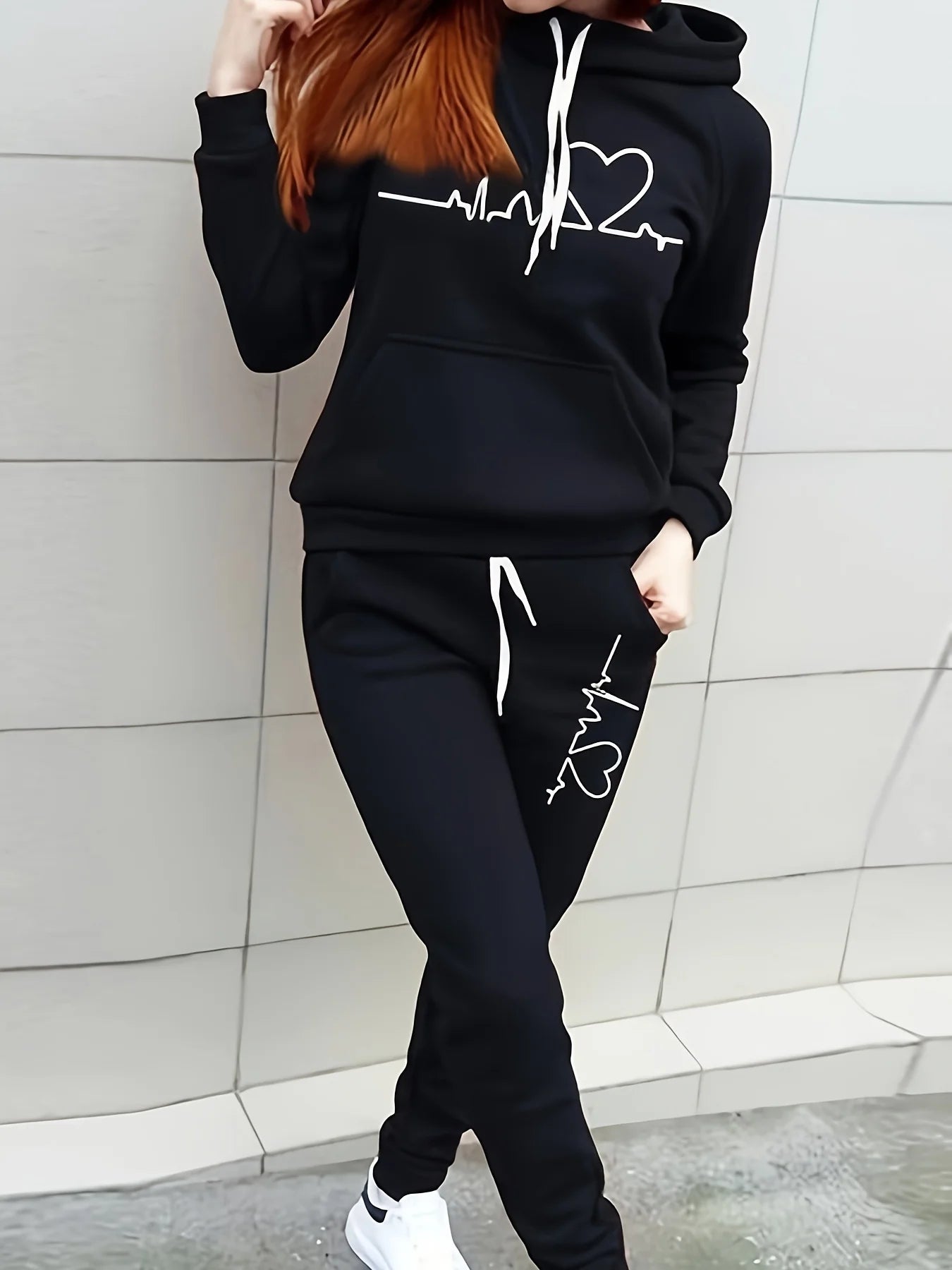 Guilan Junior Hoodie Coat Set Round-Collar Hoodies Streetwear Harajuku