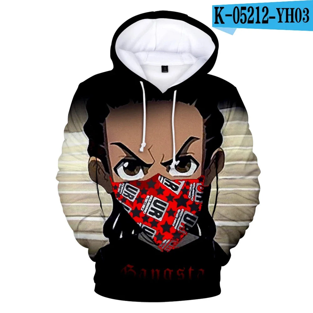 Die BOONDOSCKS Hoodies 3D FASHION Langarm-Sweatshirt