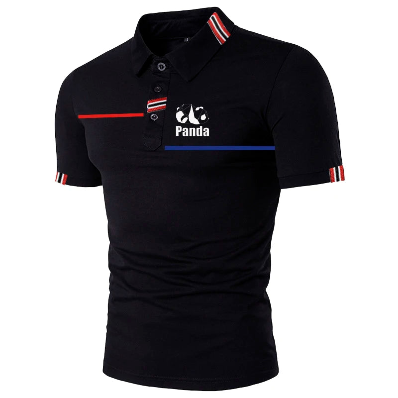 SUMMER Polo Shirt CASUAL Short Sleeve Lapel T-shirt