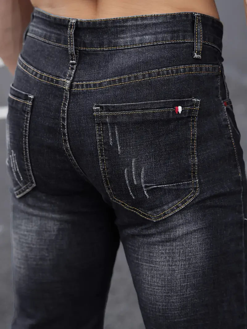 CHOLYL Herren Slim Casual Street CLASSIC Skinny Jeans