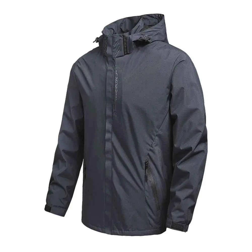 Waterproof Lightweight Raincoat with Hood for Outdoor Adventures - Swefashionstore