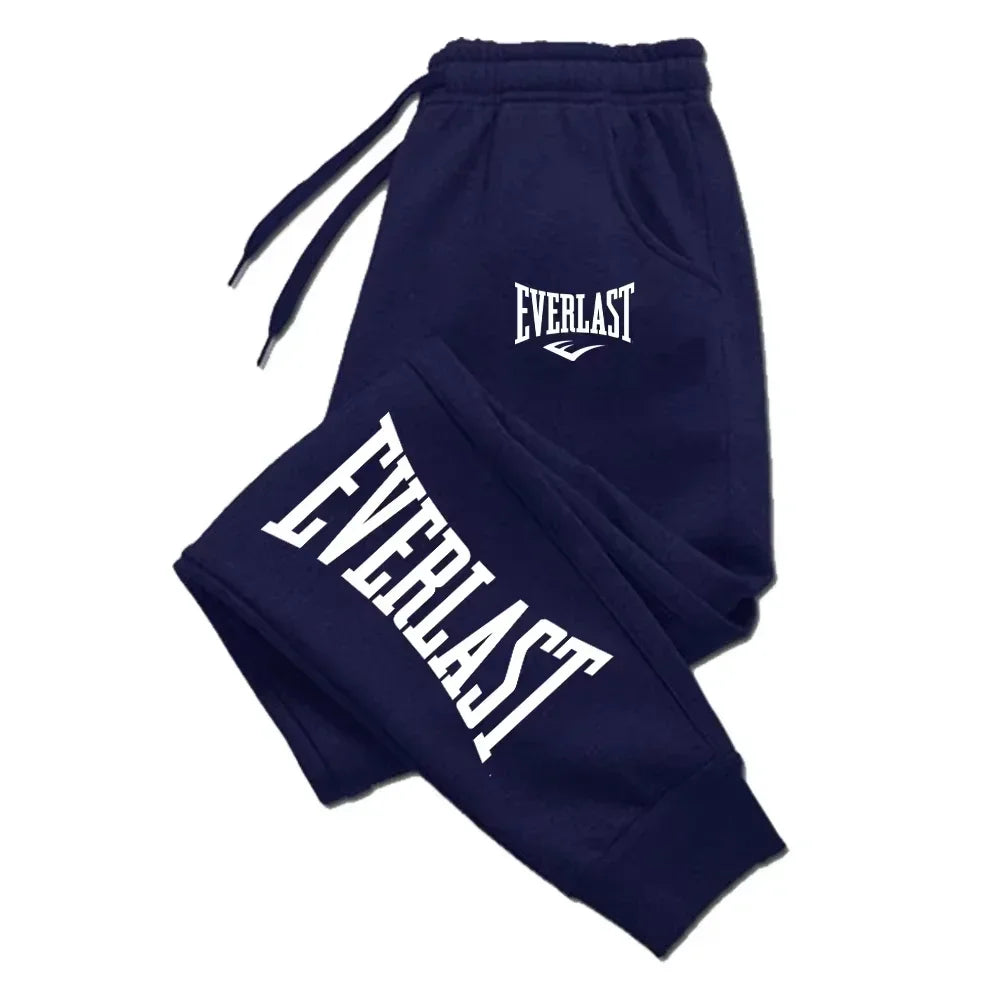 EVERLAST Men Women Jogging Sweatpants Running 2025 Trousers Fleece Streetwear Sport Oversized Jogger Sweat Pants 2025 Clothing - Swefashionstore
