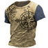 BESTSELLER Summer T-shirt Compass Printed - Swefashionstore