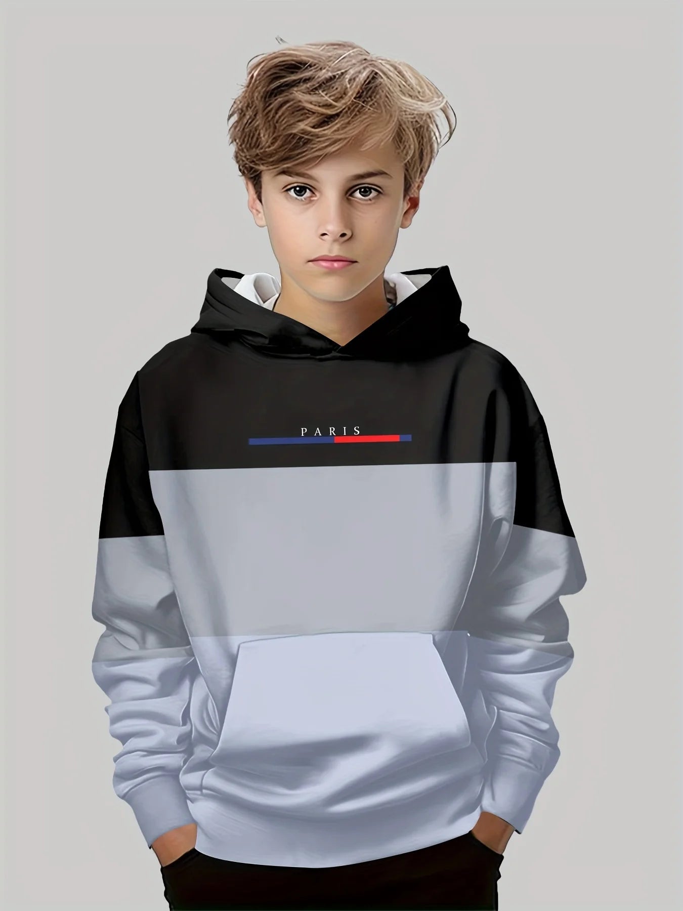 Kids Clothes Boys And Girls Hoodies Long-Sleeve 3D Letter Print