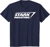 Marvel Iron Man Stark Industries Logo T-Shirt - Swefashionstore