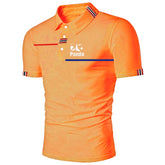 SUMMER Polo Shirt CASUAL Short Sleeve Lapel T-shirt - Swefashionstore