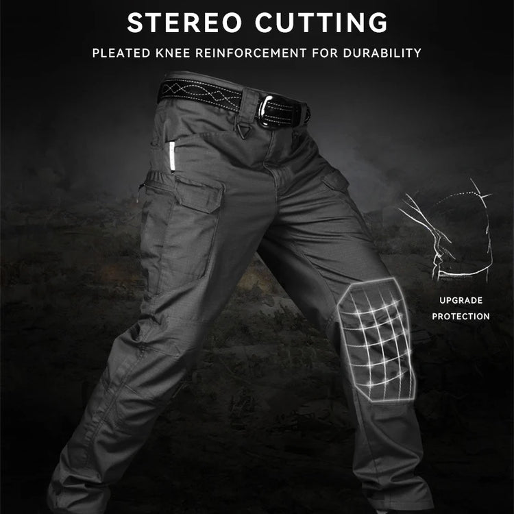 New Mens Tactical Pants Multiple Pocket Elasticity Military Urban Commuter Tacitcal Trousers Men Waterproof Cargo Pant 6XL - Swefashionstore