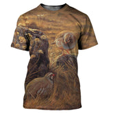 Camouflage Hunting Animals Quail 3D Print - Swefashionstore
