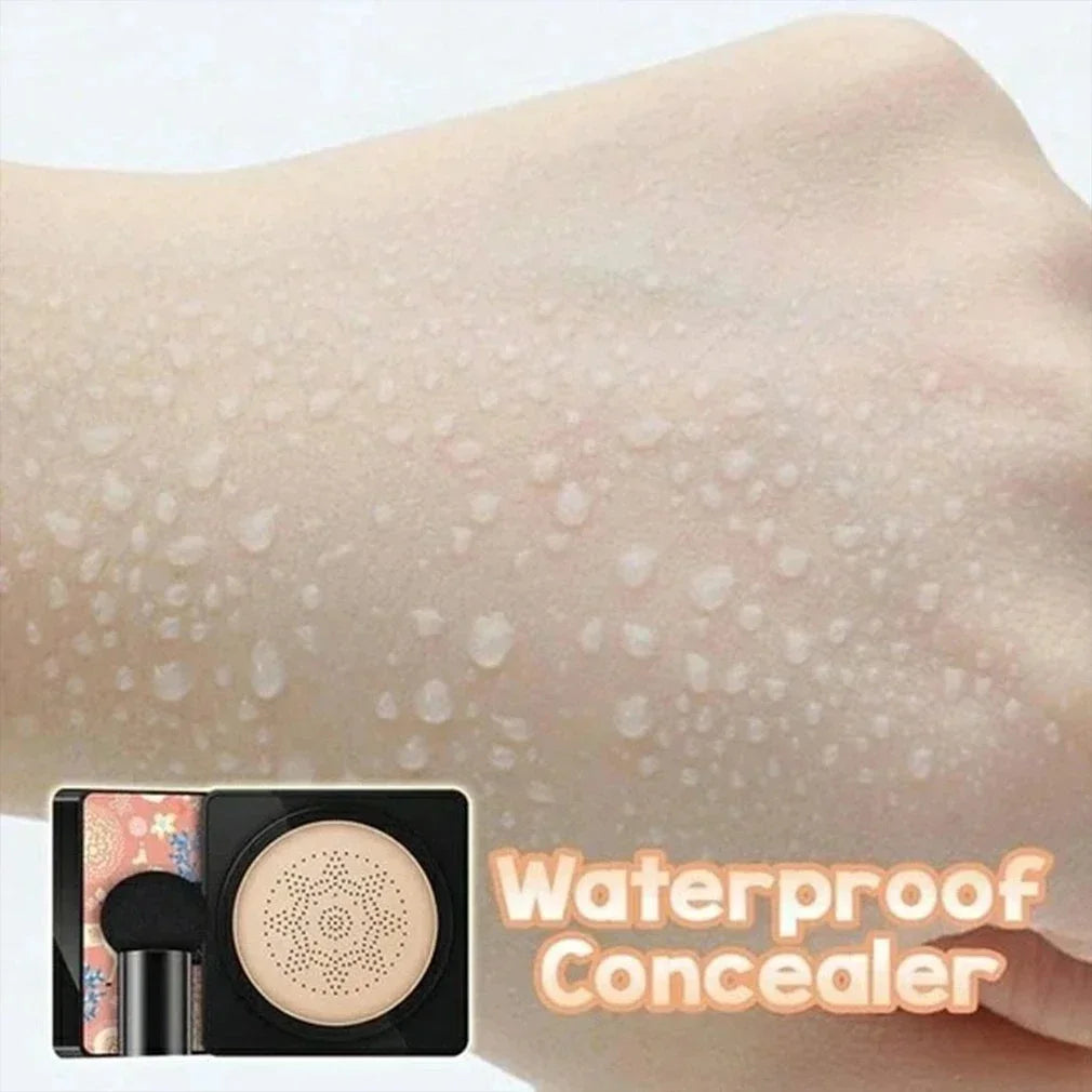 BB Air Cushion Base Foundation with Mushroom Head CC Cream Moisturizing Hydrating Concealer Makeup Brighten Skin Tone Cosmetics - Swefashionstore