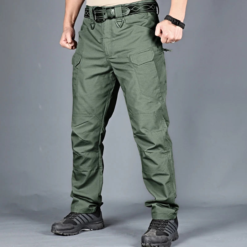New Mens Tactical Pants Multiple Pocket Elasticity Military Urban Commuter Tacitcal Trousers Men Waterproof Cargo Pant 6XL - Swefashionstore