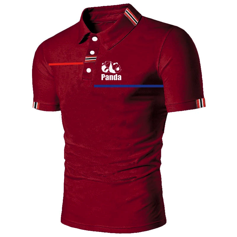 SUMMER Polo Shirt CASUAL Short Sleeve Lapel T-shirt