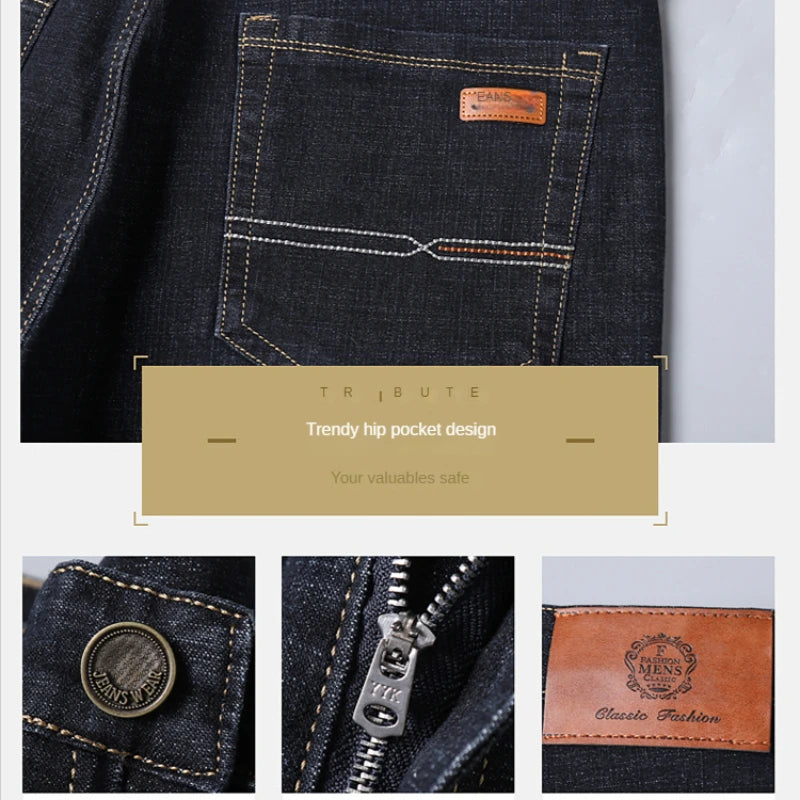 NEU Herren Stretch Fit Jeans BUSINESS Style