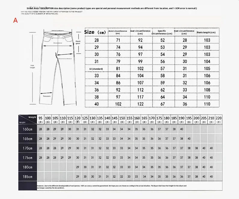 Trendyamiri European STYLE Jeans UNIQUE Design Slim Fit - Swefashionstore