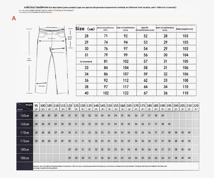 Trendyamiri European STYLE Jeans UNIQUE Design Slim Fit - Swefashionstore