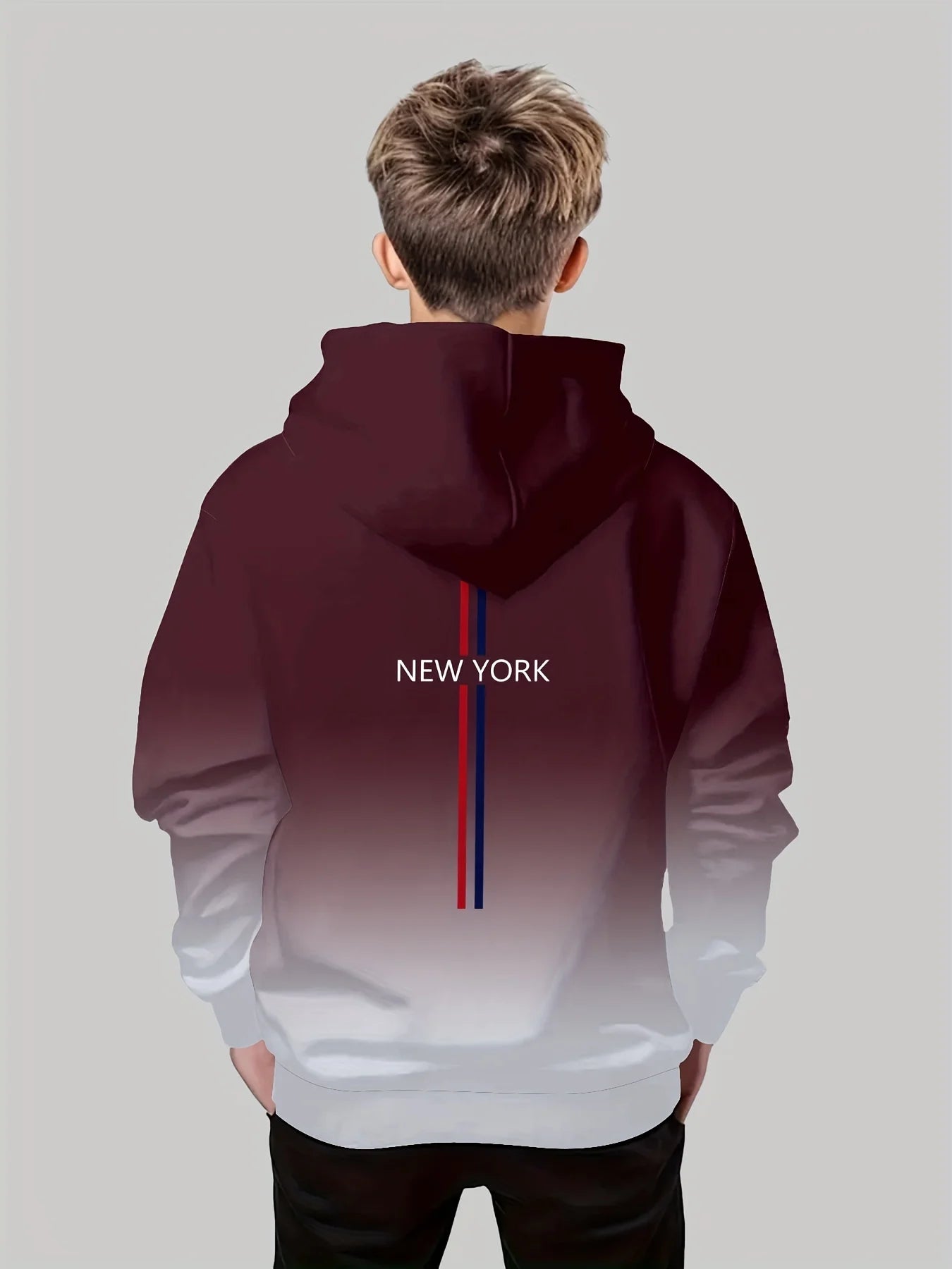 Kids Clothes Boys And Girls Hoodies Long-Sleeve 3D Letter Print