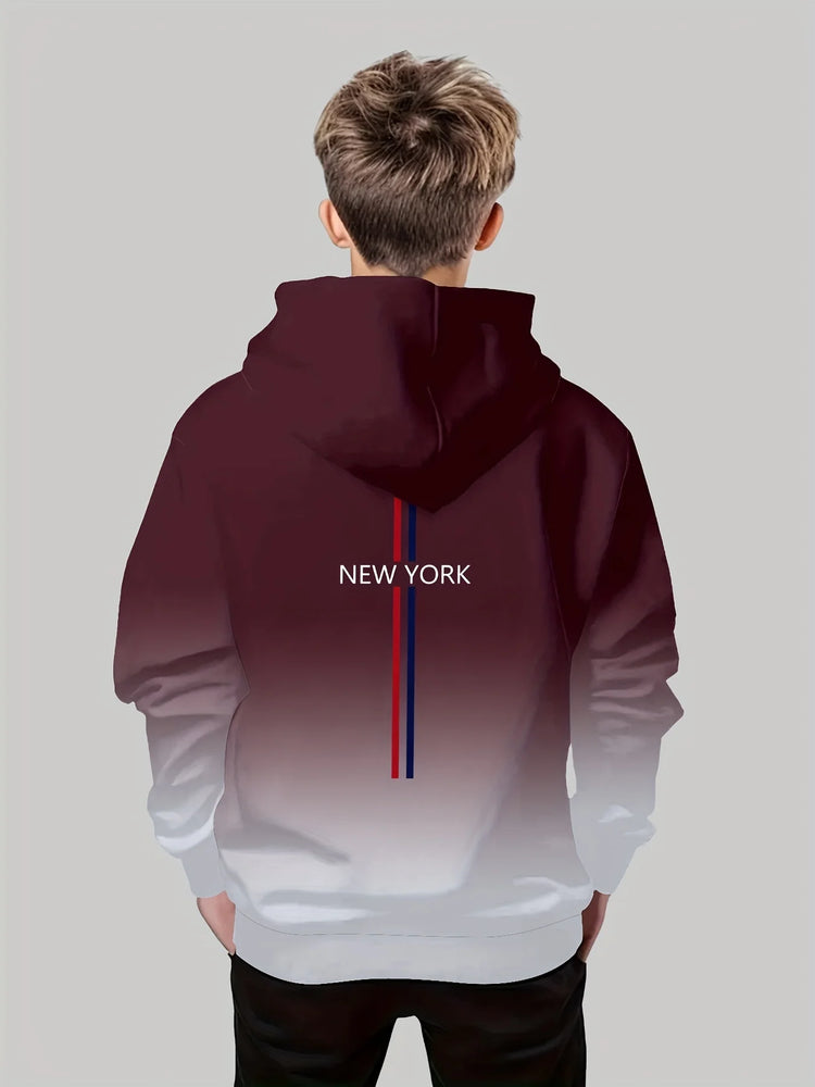 Kids Clothes Boys And Girls Hoodies Long-Sleeve 3D Letter Print - Swefashionstore