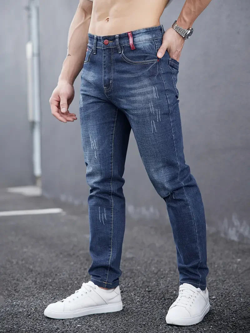 CHOLYL Herren Slim Casual Street CLASSIC Skinny Jeans
