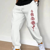 Fashion Men Printing Clothing Trousers Drawstring Casual Pants Sweatpants Autumn And Winter Jogging Sports Fitness Pants - Swefashionstore