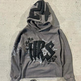 HIZILENT Hoodie Spider-Web Printed Streetwear Y2K - Swefashionstore