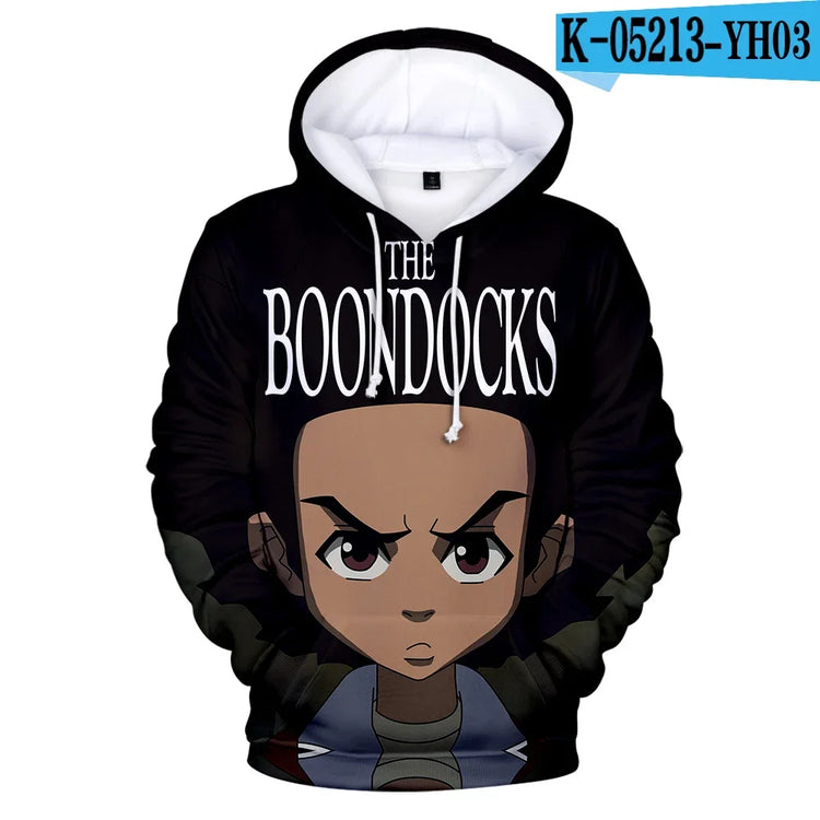 The BOONDOSCKS Hoodies 3D FASHION Long Sleeve Sweatshirt - Swefashionstore