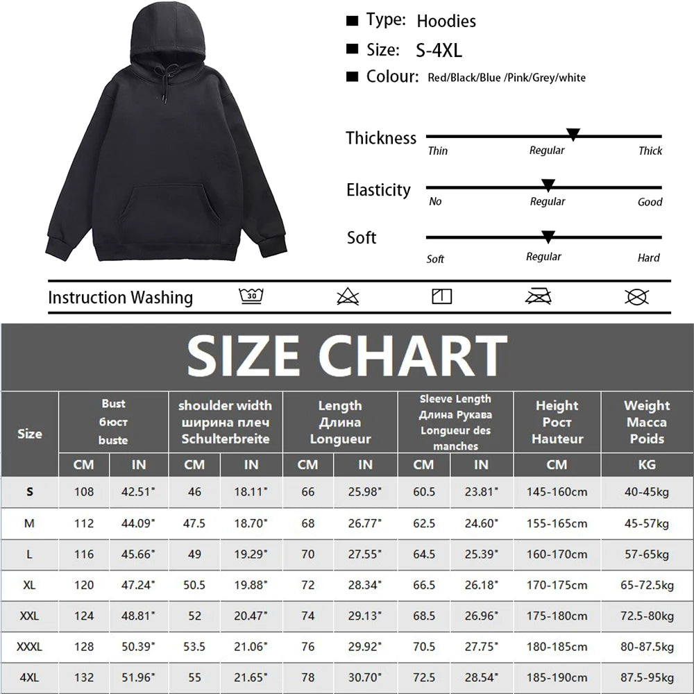 Fashion Hoodie Pullovers Sweatshirts - Swefashionstore