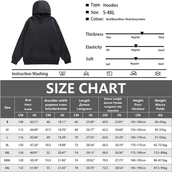 Fashion Hoodie Pullovers Sweatshirts - Swefashionstore