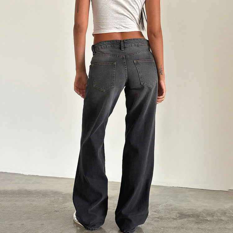 Women Casual Low Rise Jeans - Swefashionstore