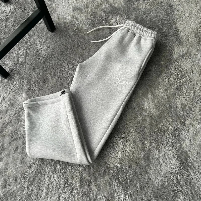 Street Casual Loose High-waisted Sweatpants Men Y2k Harajuku Hip-hop Fashion Versatile Oversized Trouser Women - Swefashionstore
