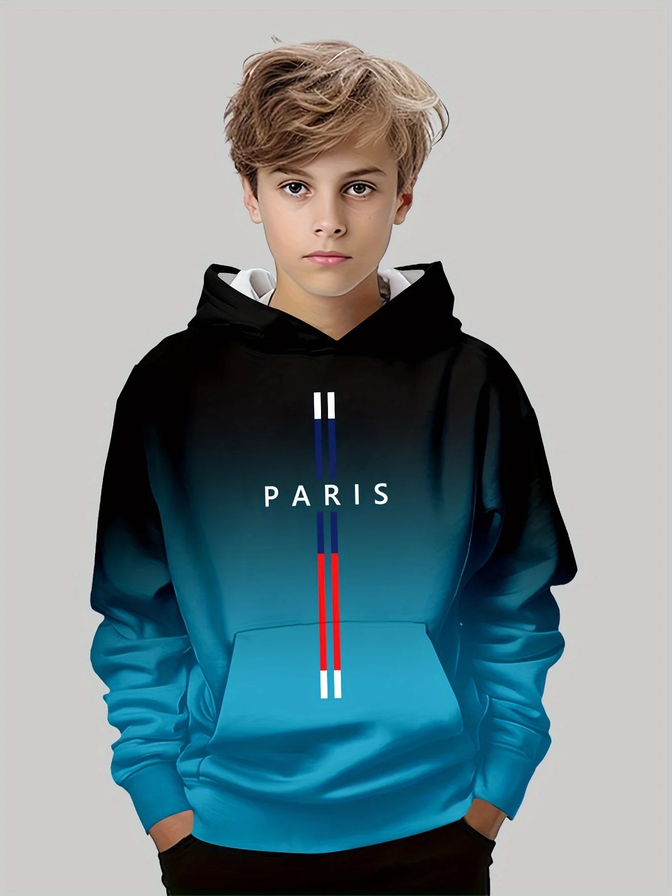 Kids Clothes Boys And Girls Hoodies Long-Sleeve 3D Letter Print