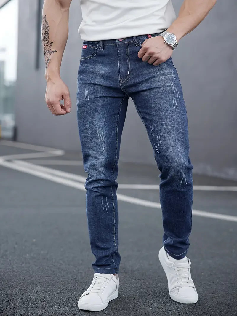 CHOLYL Herren Slim Casual Street CLASSIC Skinny Jeans