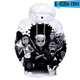 The BOONDOSCKS Hoodies 3D FASHION Long Sleeve Sweatshirt - Swefashionstore