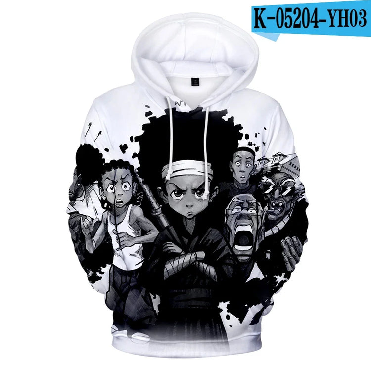 The BOONDOSCKS Hoodies 3D FASHION Long Sleeve Sweatshirt - Swefashionstore
