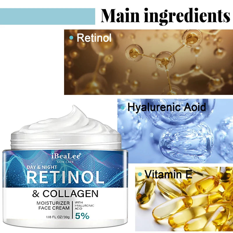 Retinol Cream For Men Remove Face & Neck Firming Moisturizing Skin Retinol Face Cream Hydrating Facial Treatment - Swefashionstore