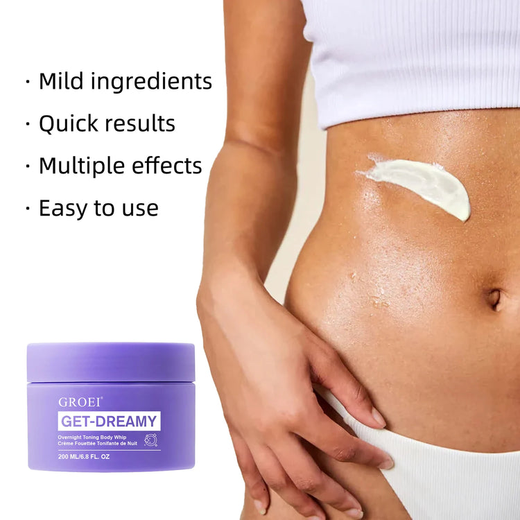 200ML Overnight Toning Whip Get, Dreamy Overnight Toning Body,Firming Deep Hydration Smooths & Brightens For Loose Skin Gift - Swefashionstore