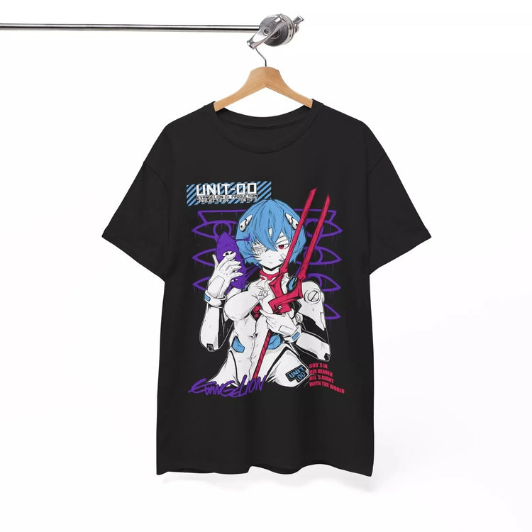 New BANDAI Summer Neon Genesis Evangelion nit 01 T-shirt - Swefashionstore