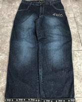 Retro Y2k Pants Hip Hop Skull Pattern Streetwear - Swefashionstore