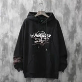 HOODED Embroidered HARAJUKU Sweatshirts for Men - Swefashionstore