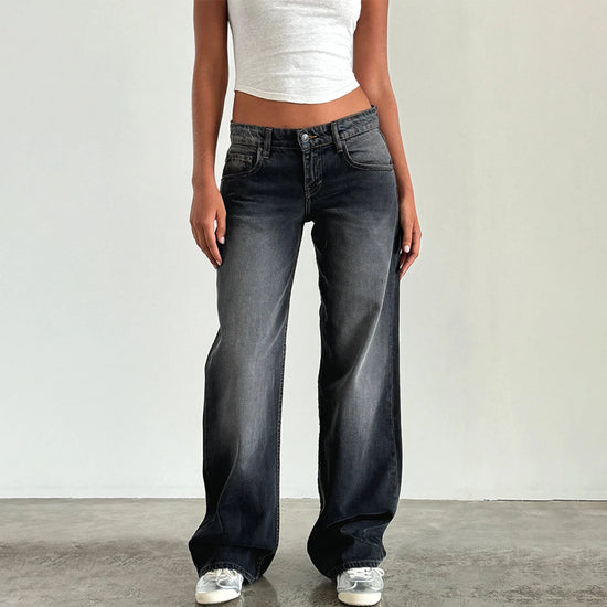Women Casual Low Rise Jeans - Swefashionstore