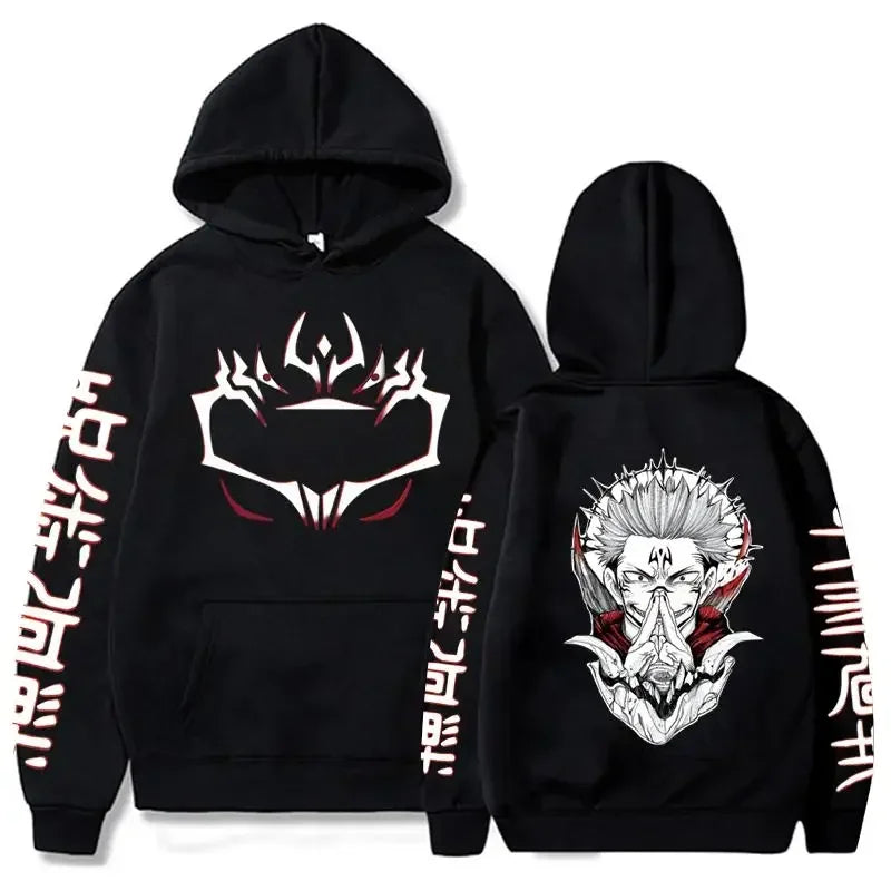New Jujutsu Kaisen Long-Sleeve Casual Anime Hoodies - Swefashionstore