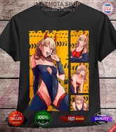 Summer JPower Waifu Ecchi Shirt Chainsaw Man Anime Tee T-Shirt Sexy Makima Kawaii Devil  Anime Clothes - Swefashionstore