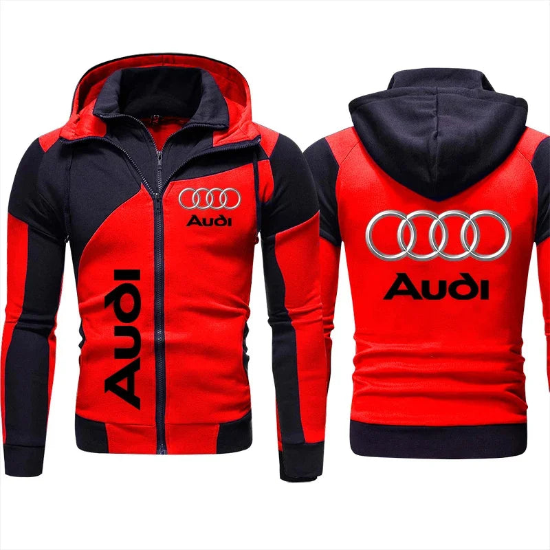 Audi Coats Audi Hoodie Jackets Men&