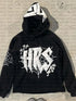 HIZILENT Hoodie Spider-Web Printed Streetwear Y2K - Swefashionstore